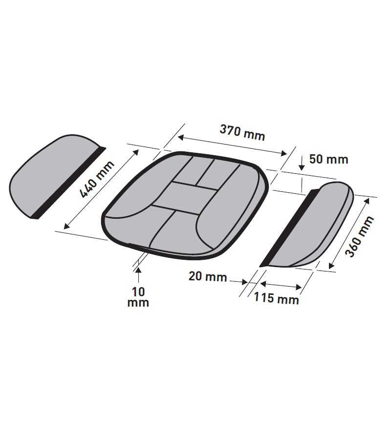 Car seat cushion (b2b)