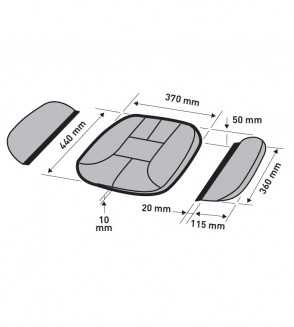 Coussin d’assise pour voiture (inactif)
